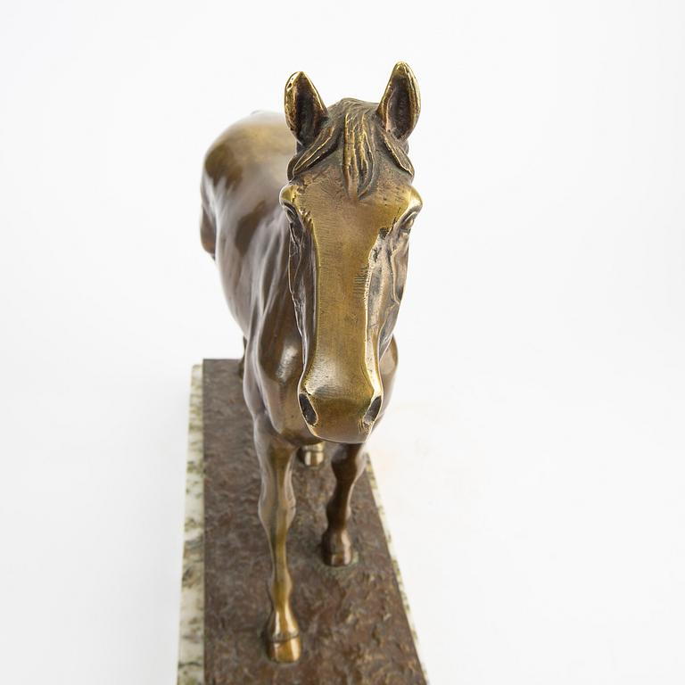 Hans Guradze, skulptur signerad brons.