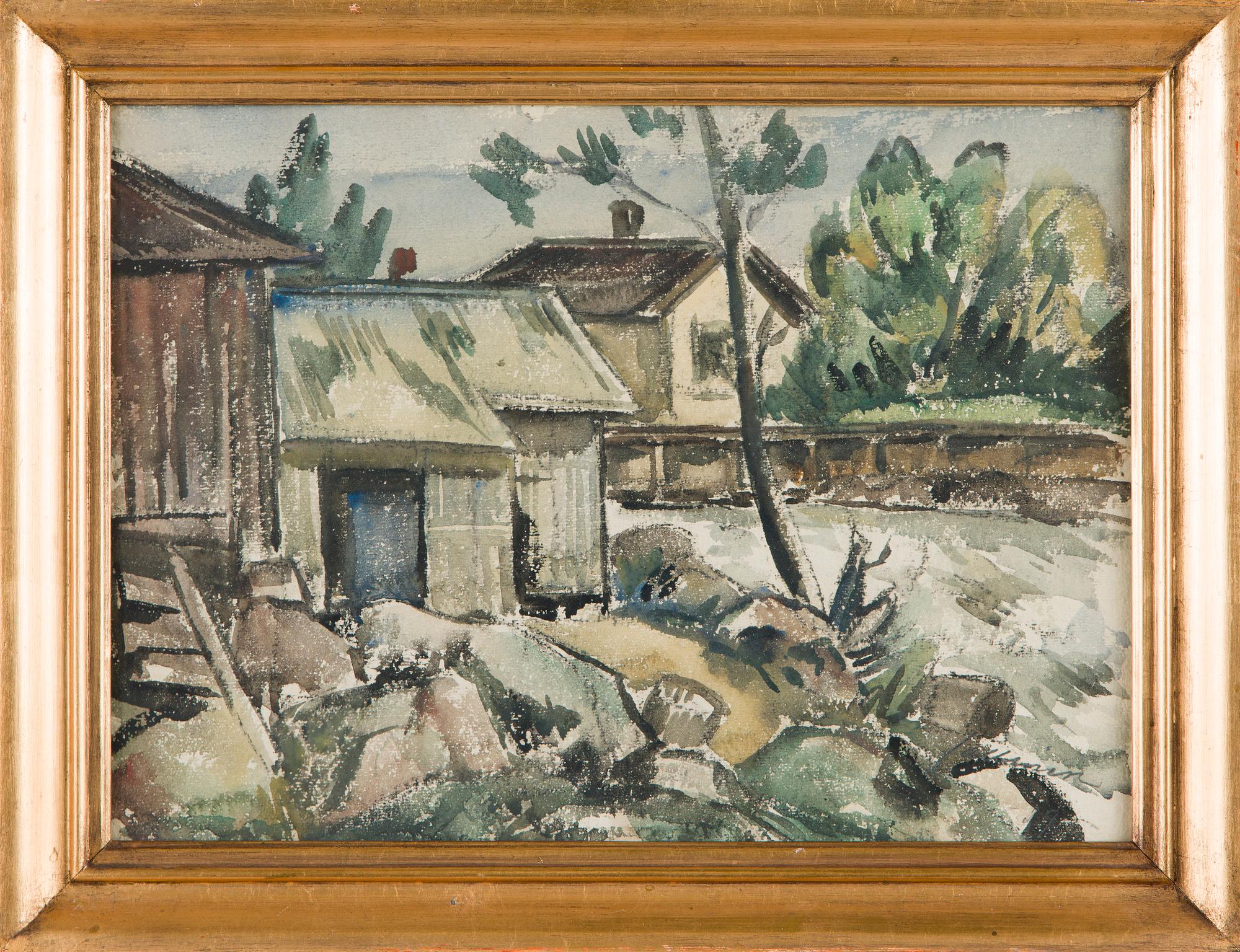 Tyko Sallinen, Vy vid å.