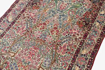 Matta, antik Kirman Laver, södra Persien, ca 210 x 134 cm.