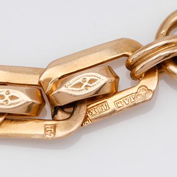 ARMBAND, 18K guld, svenska stämplar, 1921. Vikt ca 19 g.