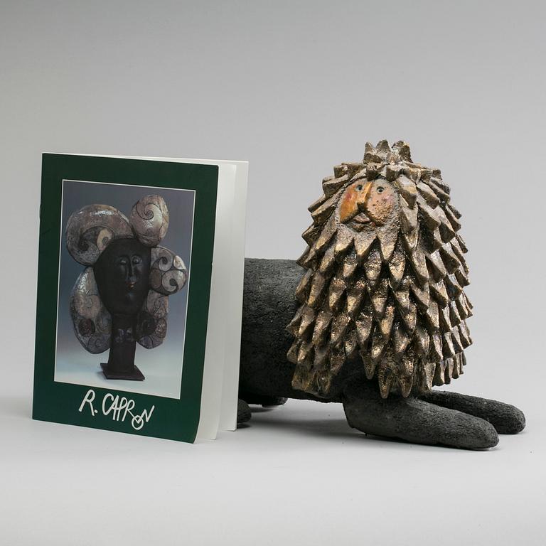 ROGER CAPRON, skulptur, keramik, signerad.