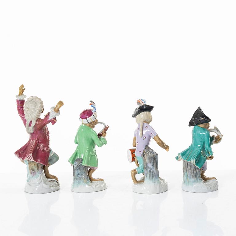 Figurines, 8 pcs, porcelain, Germany, 19th century.