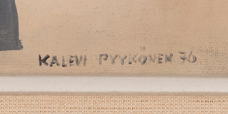 Kalevi Pyykönen, oil on canvas, signed and dated -76.