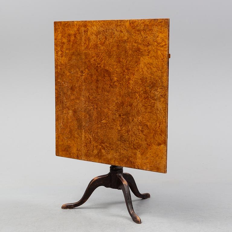 Fällbord, 1800-talets första hälft.