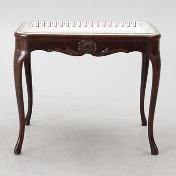 A Rococo-style tea table, Rörstrand, Sweden, 1910's.