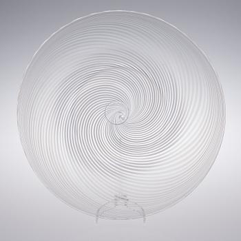 HEIKKI ORVOLA, A DISH. Signed Heikki Orvola, Nuutajärvi, II.