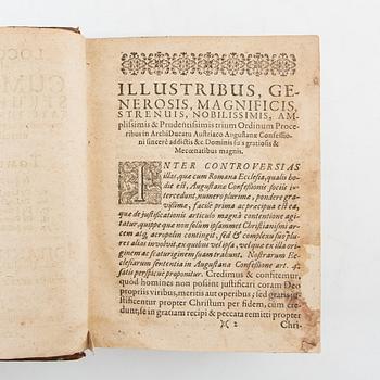 Johann Gerhard, "Locorum Theologicorum...", 9 books in 8 volumes, 1615-22.