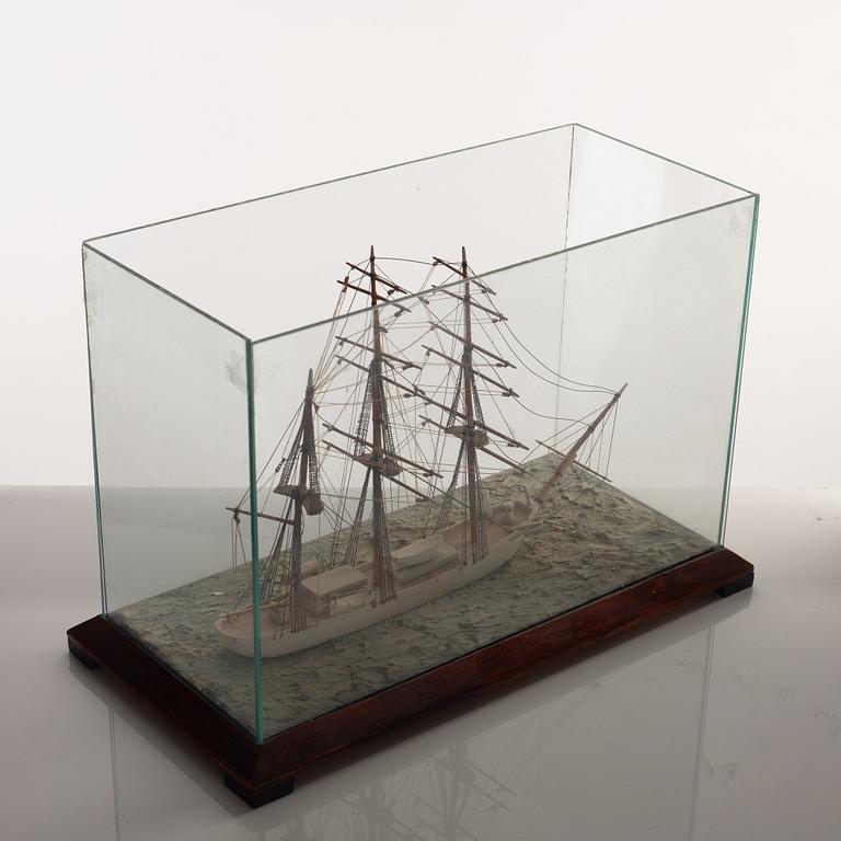 A ship model, mid-20th Century.