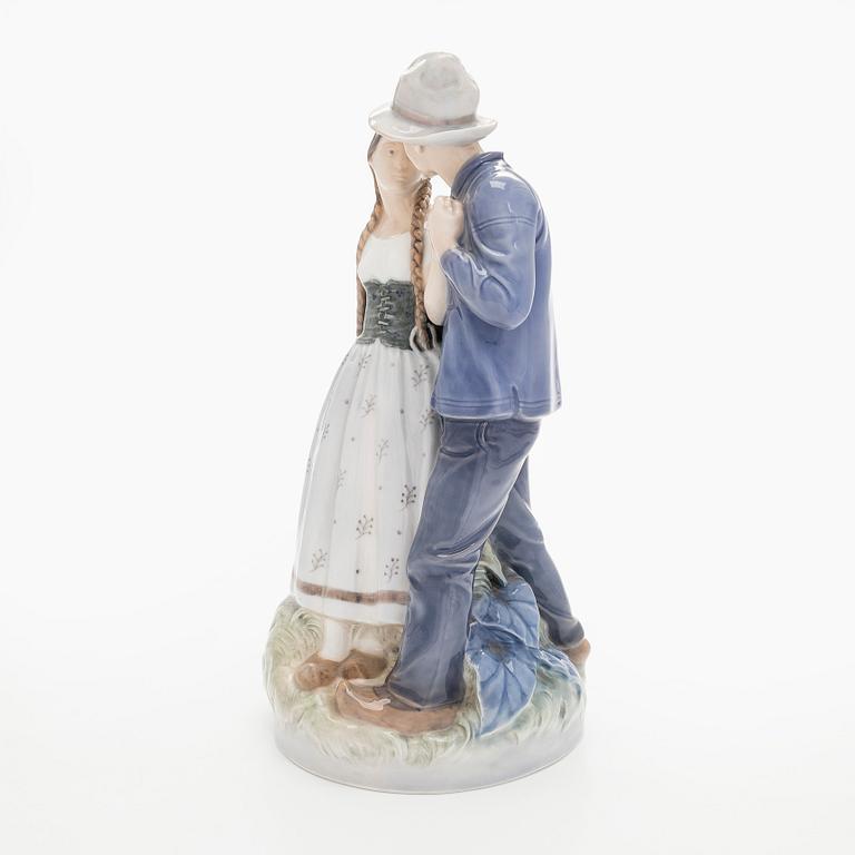 Royal Copenhagen, "Henrik & Else", figuriini, posliini, 1949.