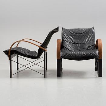 FÅTÖLJER, ett par. 1970-tal.