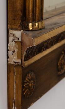 An Empire style mirror, 20th century.