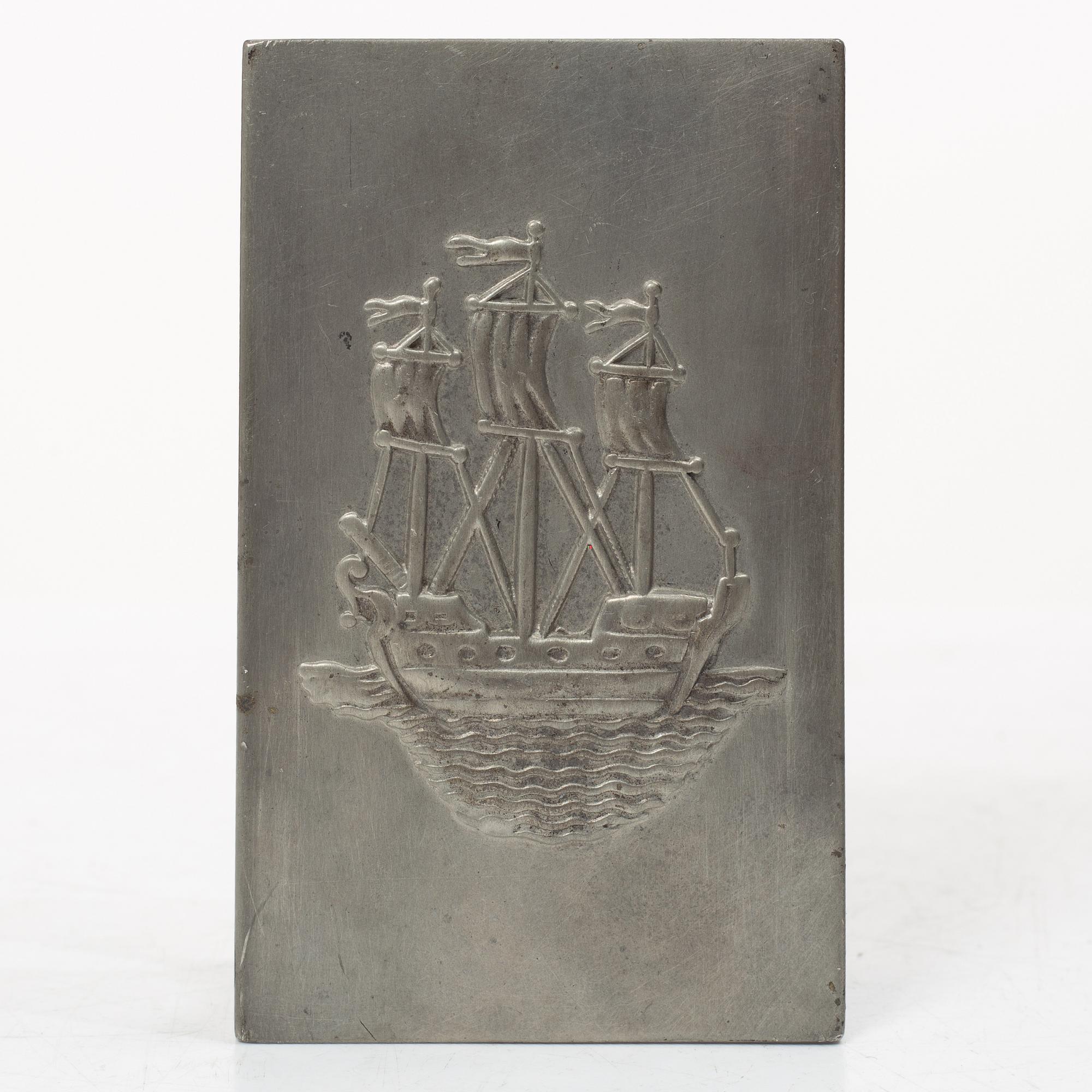 Firma Svenskt Tenn, matchbox, 1936.