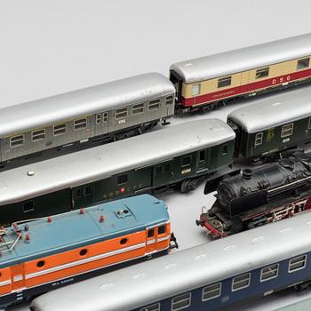 MÄRKLIN, samling lok och vagnar, 1900-talets andra hälft.
