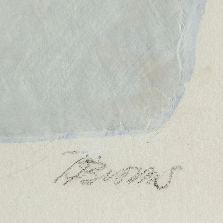 BIRGIT BROMS, lithograph in colours, signed 10/50.