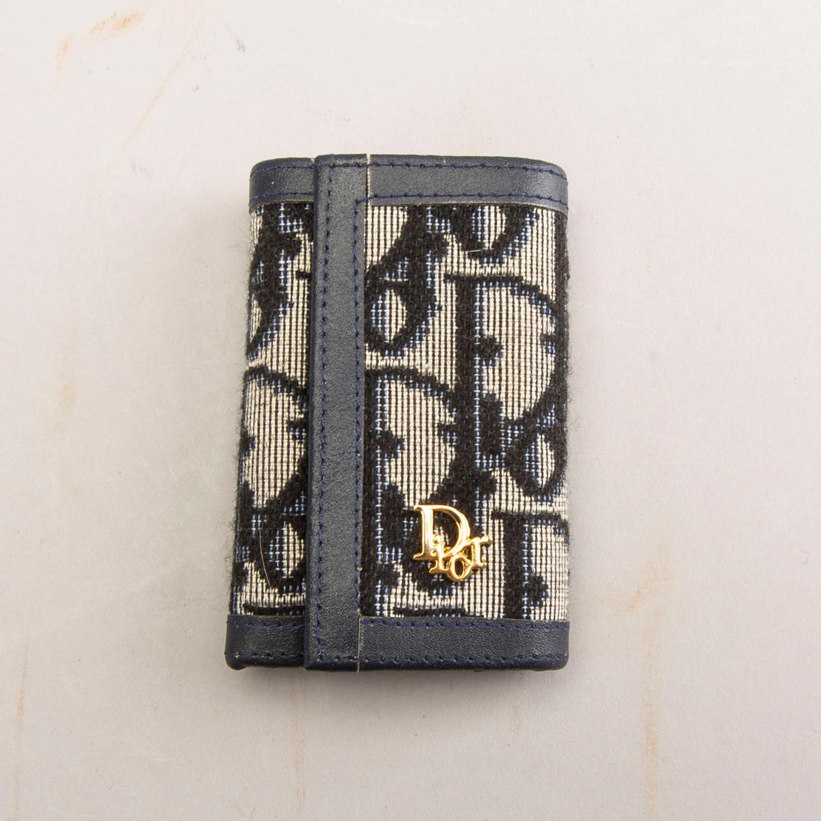 Christian Dior, bag and wallet / key holder, 1970s-80s.