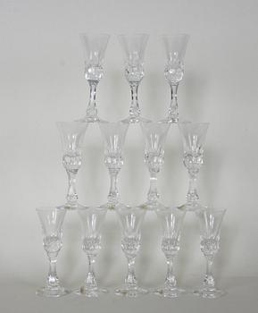 GLASSERVIS, 44 delar, Kosta.