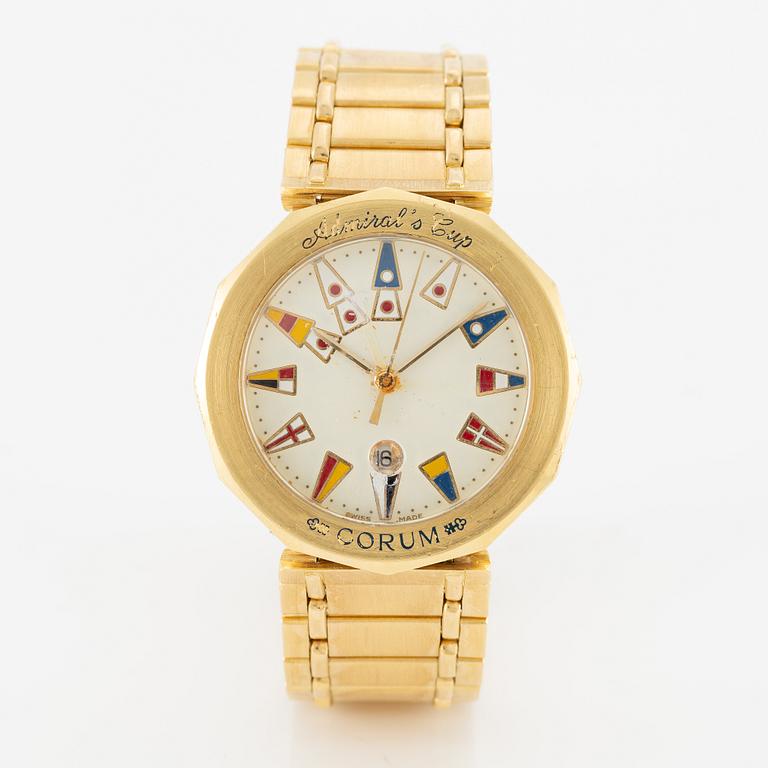 Corum, Admiral’s Cup, wristwatch, 34 mm.