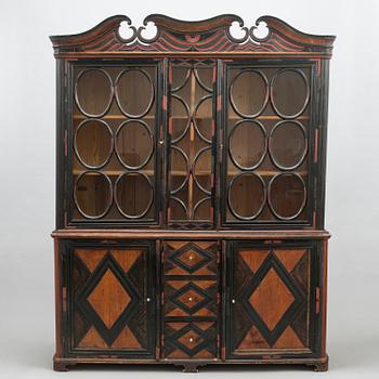 A late 19th century display cabinet.