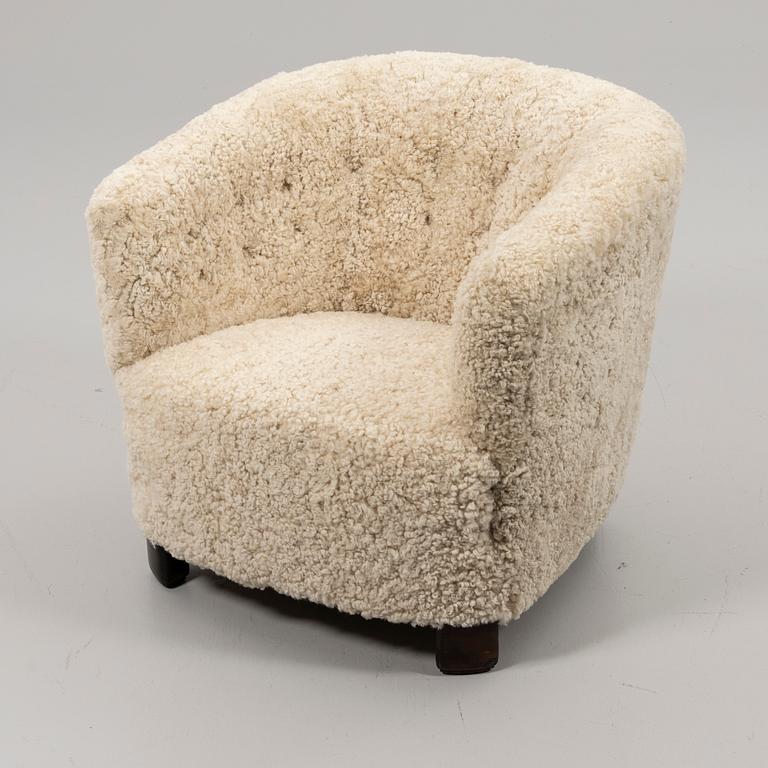 Fåtölj, Scandinavian Modern, Danmark, 1940-tal.