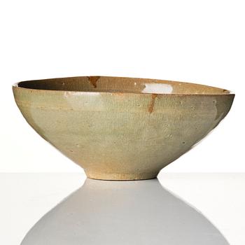 A celadon glazed bowl, Korea, Goryeo dynasty, 12th century.