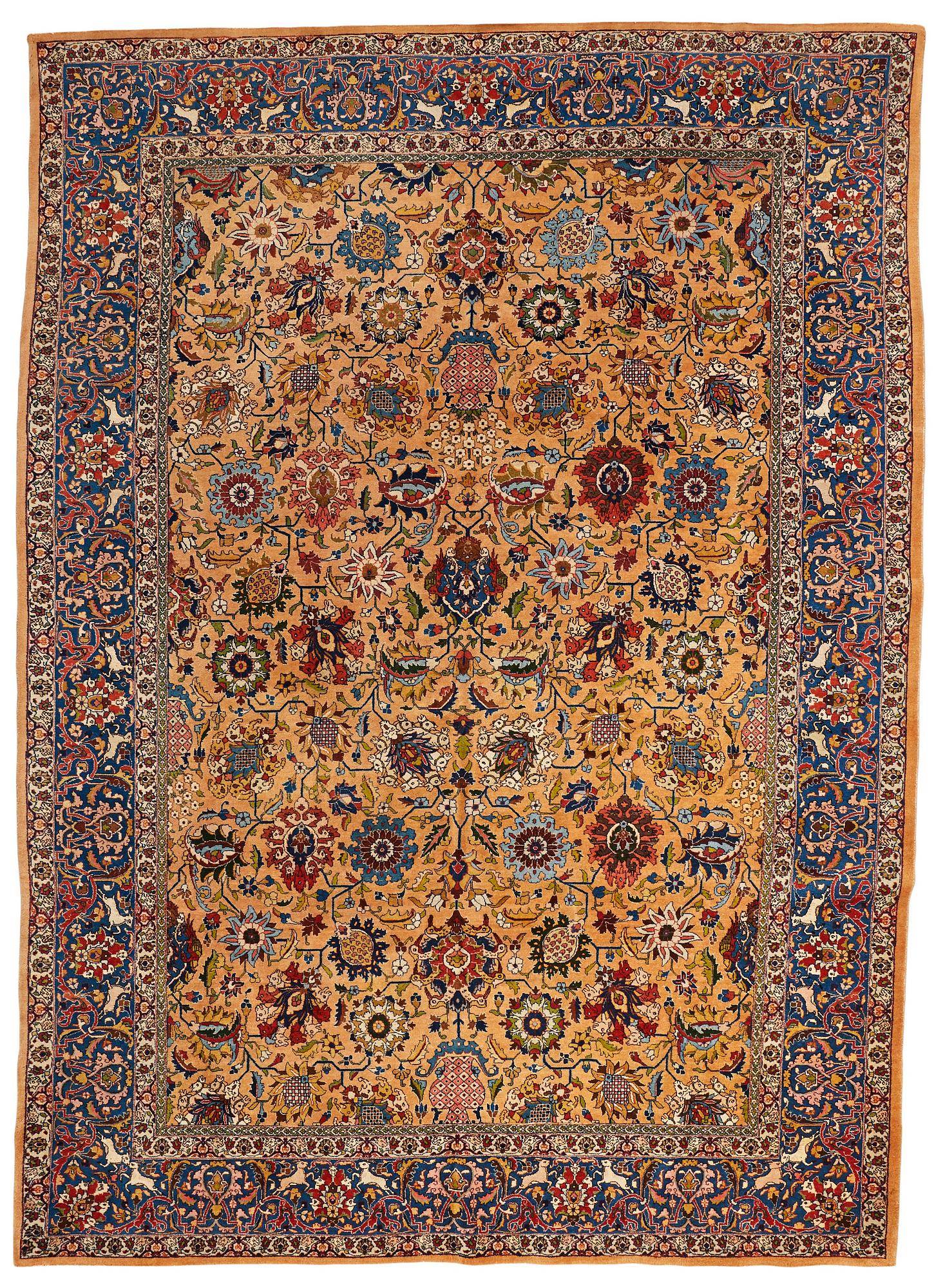Matta, semiantik Täbris, ca 404 x 292 cm.