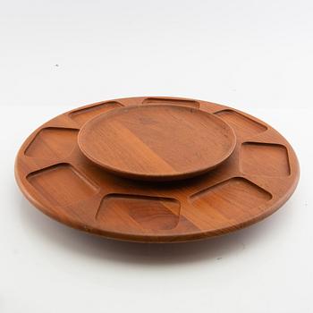 Serving tray "Lazy Susan" Digsmed Denmark 1970s.