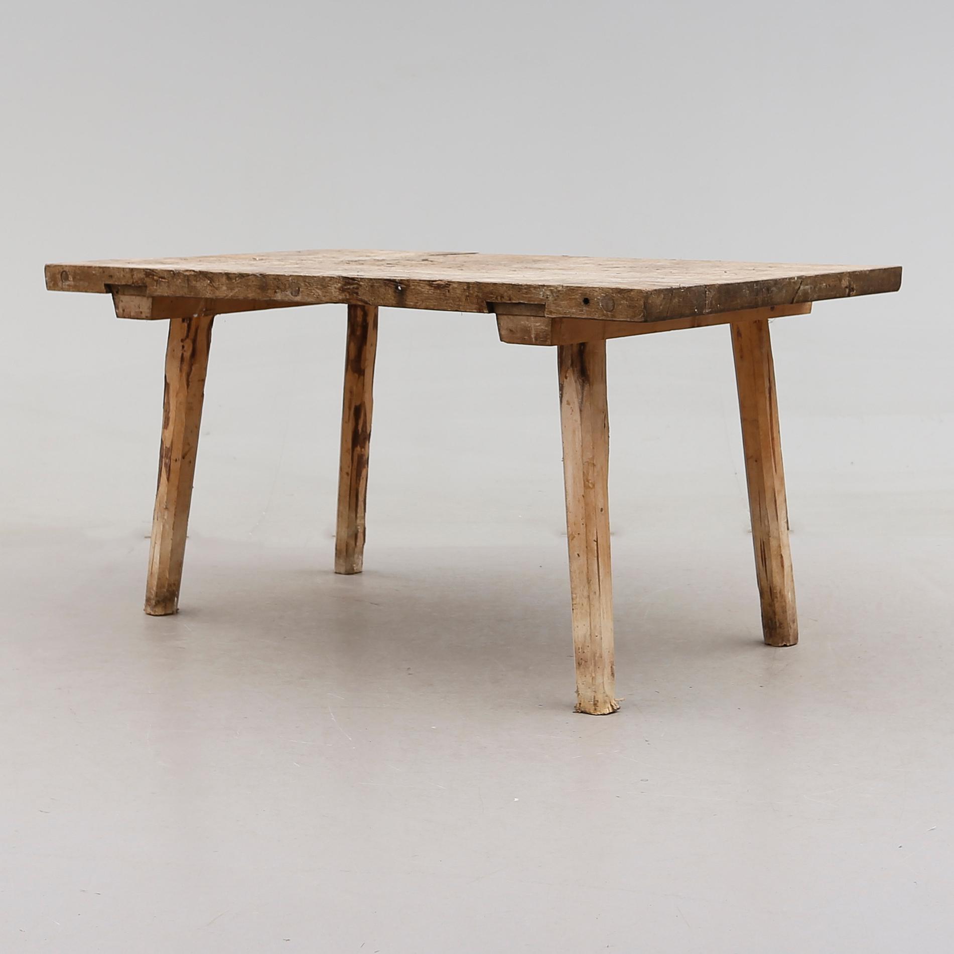 SLAKTBÄNK, allmoge, 1800-tal.