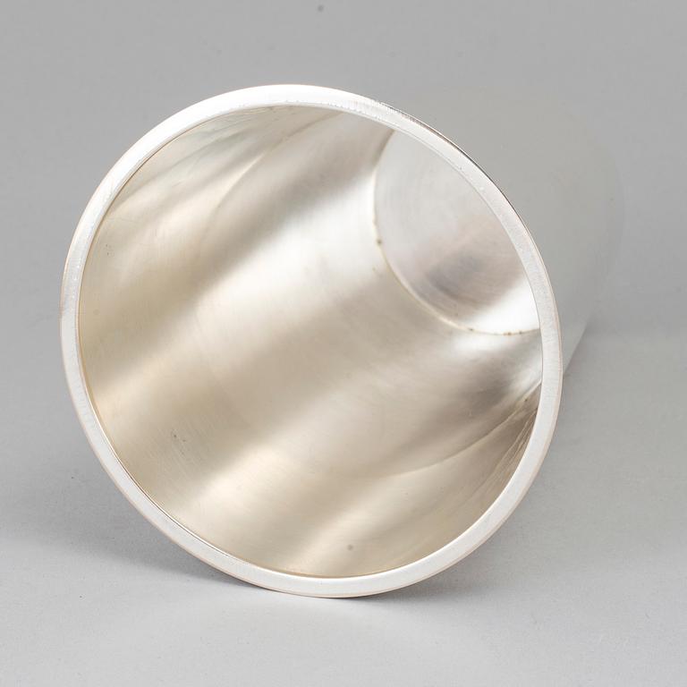 SVEN ARNE GILLGREN, a silver beaker, GAB Stockholm 1964.