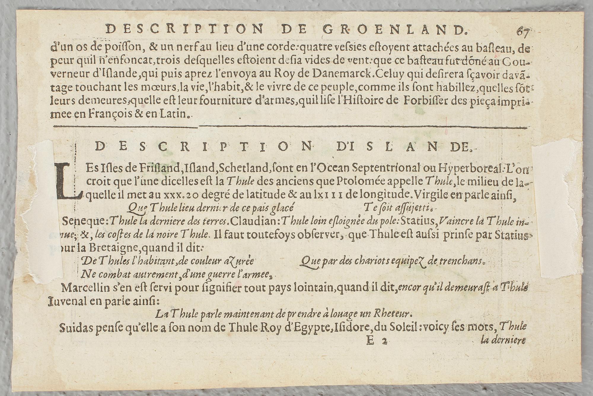 KARTA, handkolorerad, Ur Petrus Bertius/Jodocus Hondius, Tabularum geographicarum contractarum, Holland, 1616.
