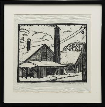 Wilhelm Kåge, Four linoleum cuts.