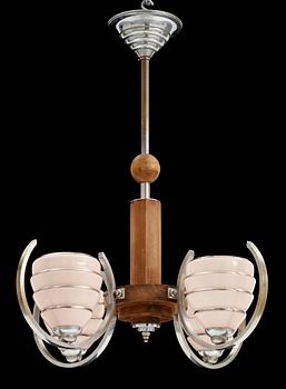 TAKLAMPA, Art Deco, 1930/40-tal. H 70.