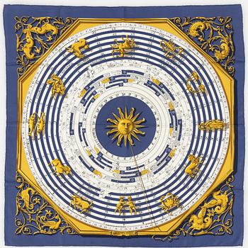 Hermès, scarf, "Dies et Hore"/"Astrologie".