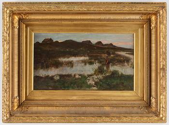 DAVID MURRAY, olja på duk, sign o dat 1878.