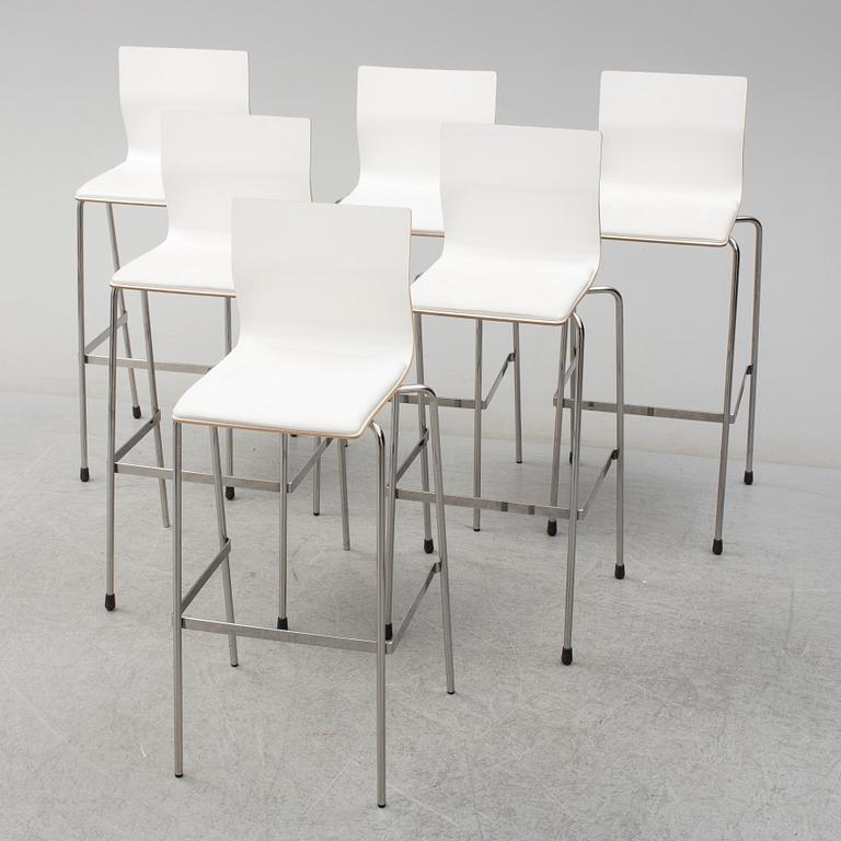 Six 'Adam' chairs by Yrjö Wiherheimo & Simo Heikkilä, Materia, 2016.