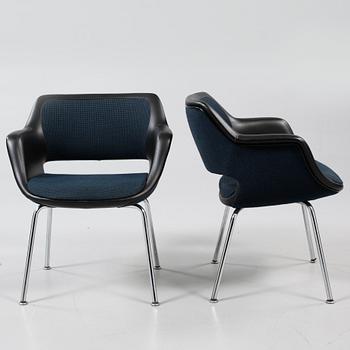 STOLAR, 2 st, "557/558"/"Kilta", Olli Mannermaa för Martela Oy, Finland, 1960-tal.