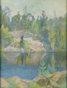 Gabriel Engberg, Forest pond.
