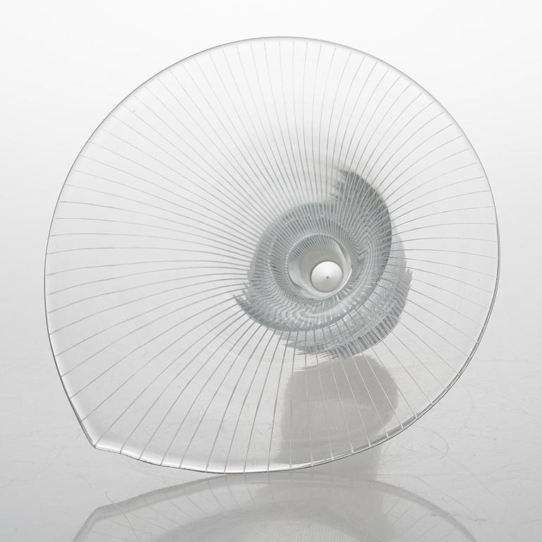 Tapio Wirkkala, A 'Kantarelli' glass vase, signed Tapio Wirkkala Iittala.