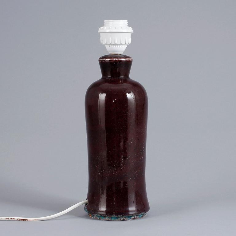 BORDSLAMPA, stengods, Berndt Friberg, Gustavsbergs studio, 1976.