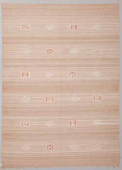 TOINI KALLIO, KARVALANKAMATTO, Aaltosen Mattokutomo, Kiikka, 1930-luku. Noin 240x175 cm.