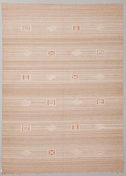 Toini Kallio, TOINI KALLIO, A 1930s  flat weave carpet for Aaltosen Mattokutomo, Kiikka, Finland. Circa 240x175 cm.