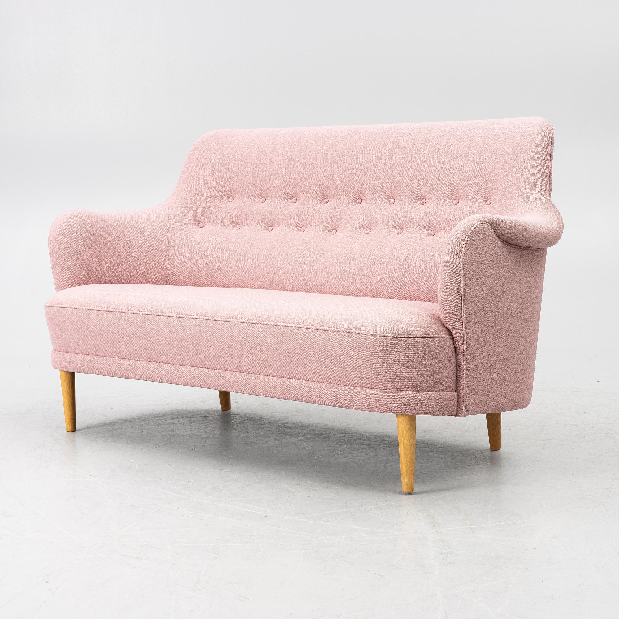 Carl Malmsten, Sofa, "Samsas", O.H. Sjögren, Tranås, contemporary.