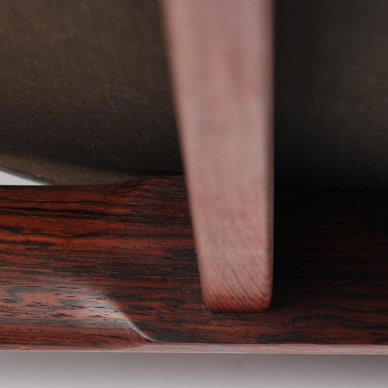 Ib Kofod-Larsen, a rosewood "Elizabeth" easy chair, cabinetmakers Christensen & Larsen, Denmark, 1950s-60s.