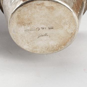 PARTI SILVER, 3 delar, bland annat Claes-Erik Giertta, Stockholm, 1975, total vikt ca 732g.