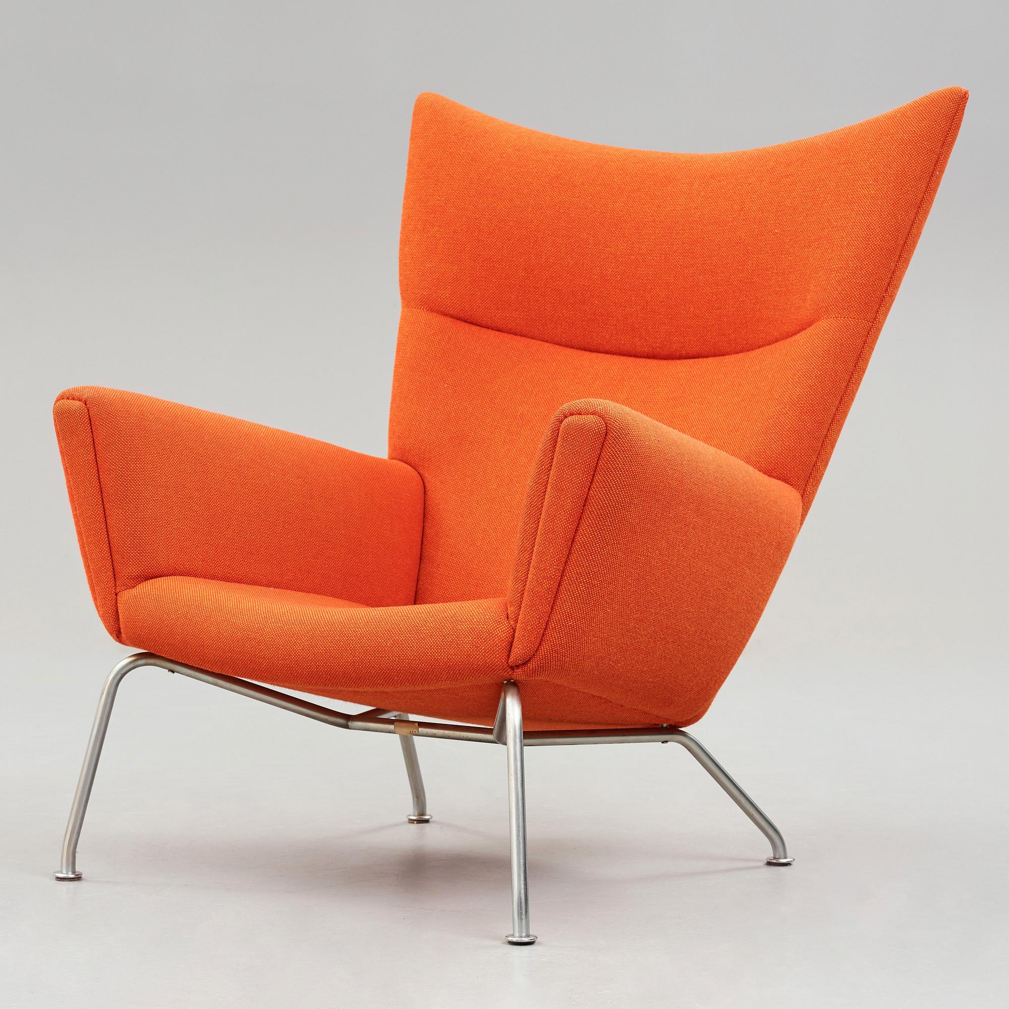 HANS J WEGNER, a "Wing Chair" for AP-stolen, Denmark, 1960's.