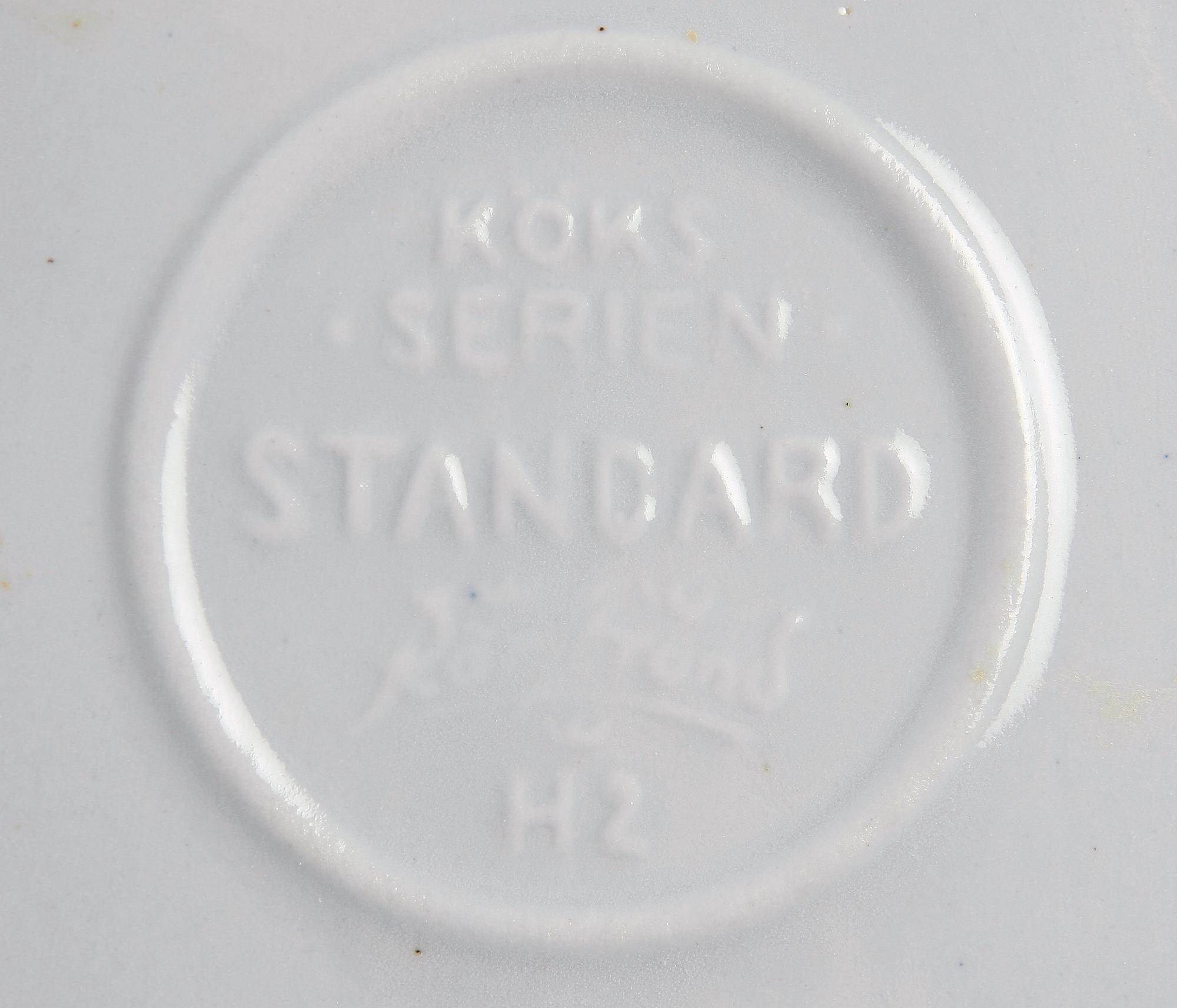 KRYDDSTÄLL, 14 delar,  flintgods, "Köksserien Standard", Rörstrand.