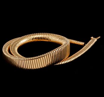 HALSLÄNK, 18k guld, utländska stämplar, 1900-talets andra hälft. Vikt 49 g.