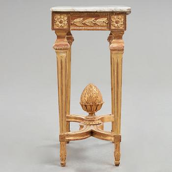 A Gustavian late 18th century console table.