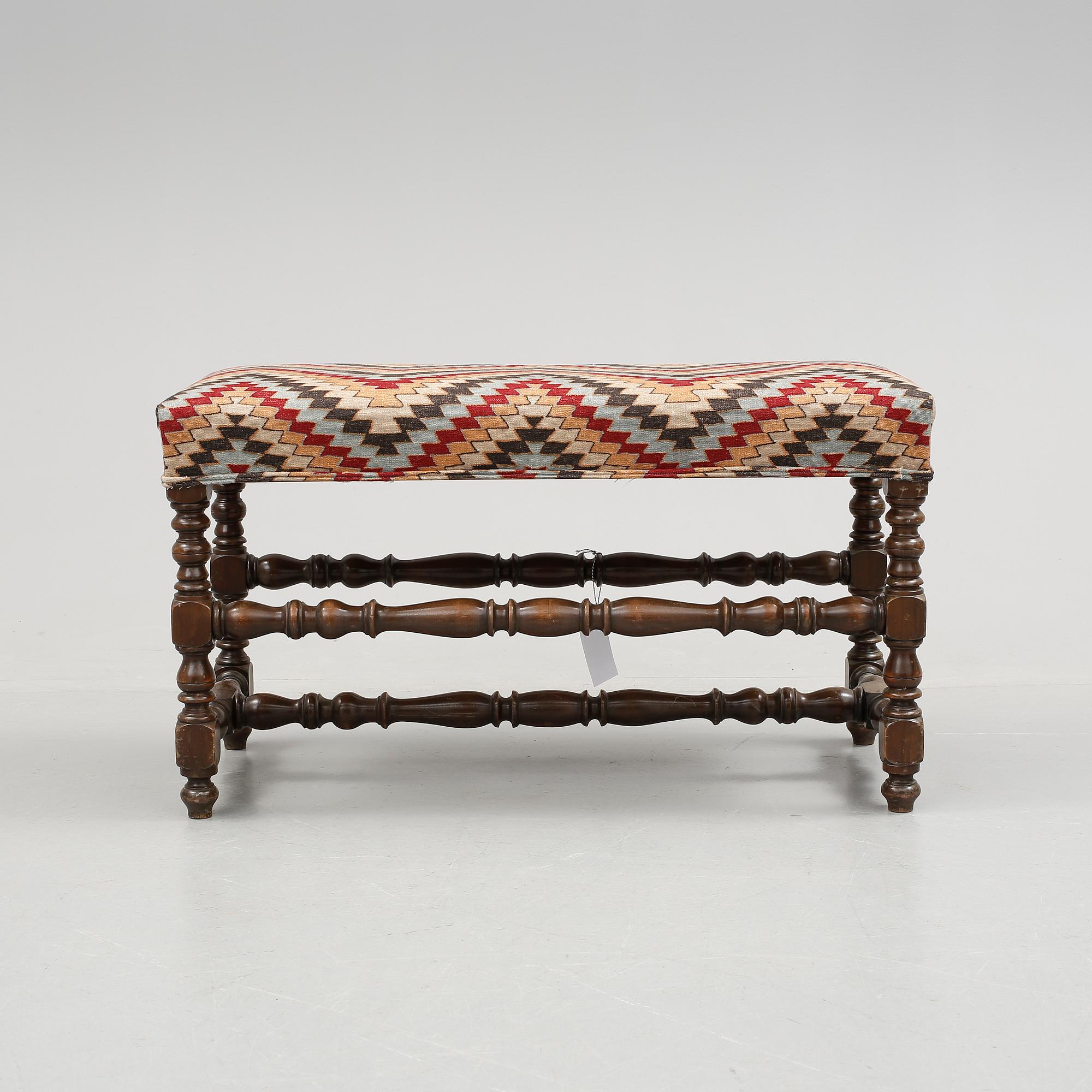 TABURETT, barockstil, 1900-talets första hälft.