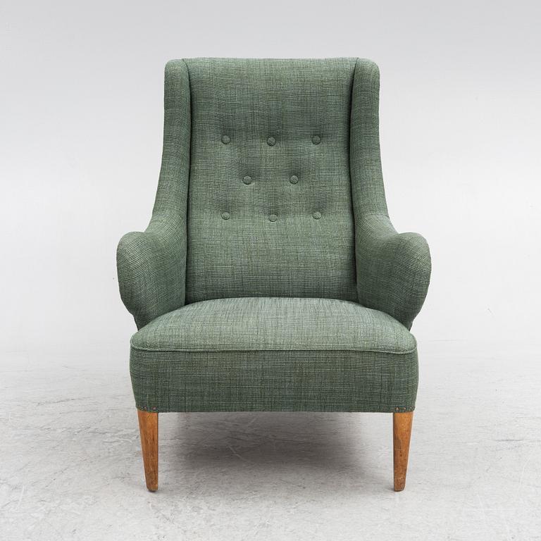 Carl Malmsten, armchair, "Oscar", mid-20th century.