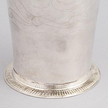 Christian Kullberg, bägare, silver, Ystad 1793.
